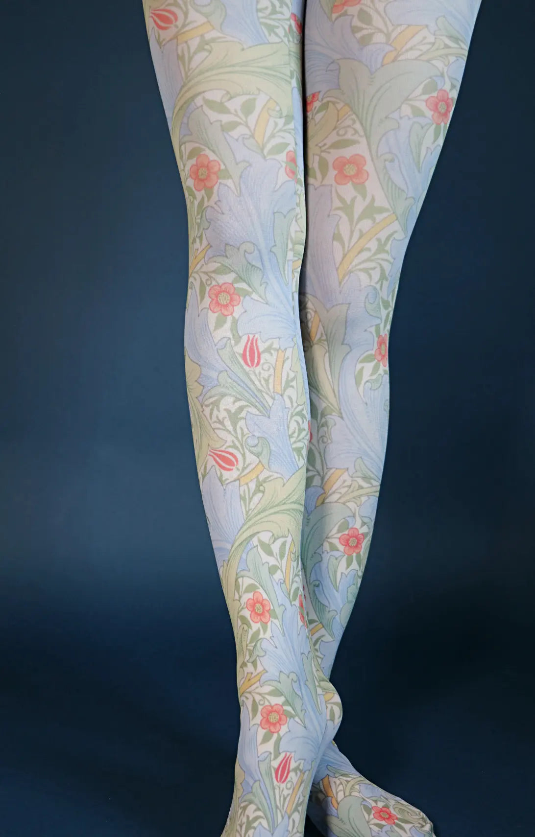 sheer women tights for a more delicate appearanceOrange Glanville by WILLIAM MORRIS Printed Art Tights sheer women tights for a more delicate appearanceOrange Glanville by WILLIAM MORRIS Printed Art Tights