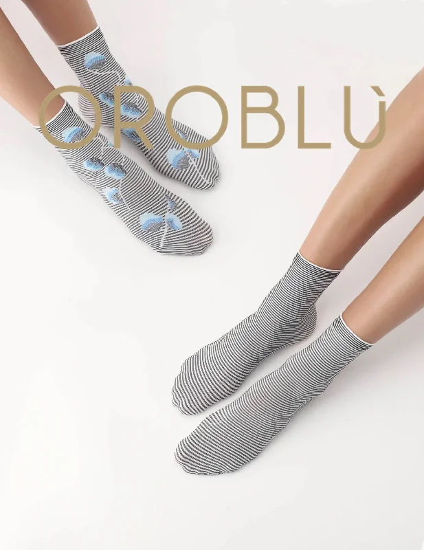 Women's ankle socks with a frilly edgeOroblu Sale Twin Delight Socks (2 Pack) Black VOBC67019 Women's ankle socks with a frilly edgeOroblu Sale Twin Delight Socks (2 Pack) Black VOBC67019