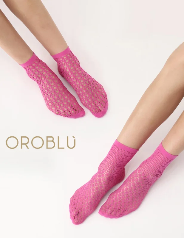 Women's wool - rich socks for winter warmthOroblu Sale Twins Mesh Socks (2 Pairs) Glossy VOBC67410
