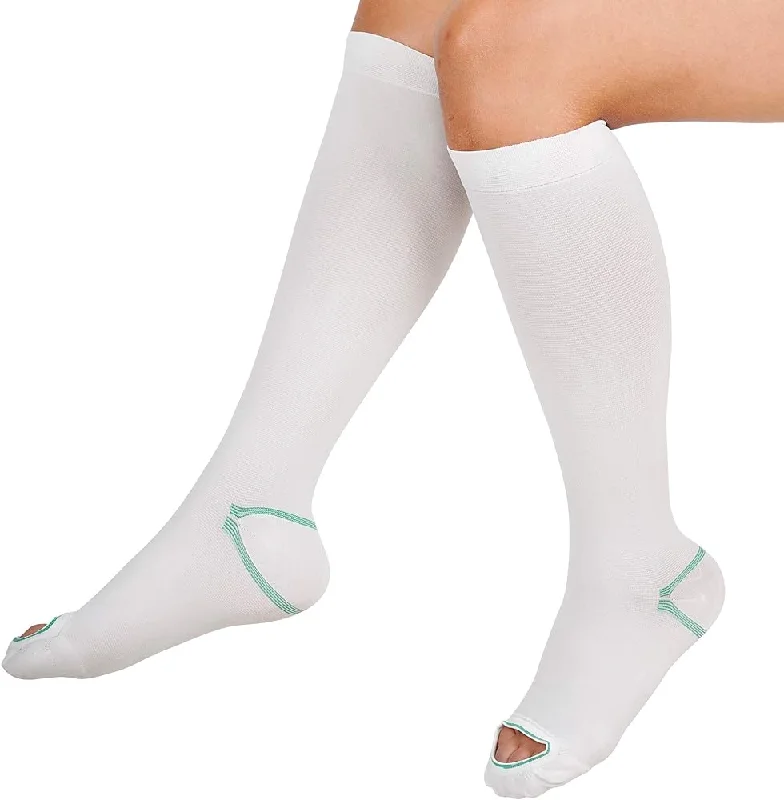 Navy blue stockings for a sophisticated styleT.E.D. Anti-embolism Stockings, White, Knee-High, Inspection Toe Navy blue stockings for a sophisticated styleT.E.D. Anti-embolism Stockings, White, Knee-High, Inspection Toe