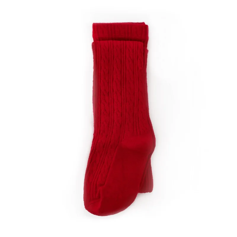 organic cotton women tights for an eco - friendly choiceCherry Cable Knit Tights