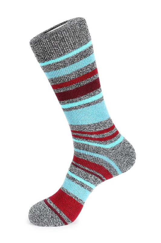 Women's hypoallergenic socks for sensitive skinPenta Color Stripe Boot Sock