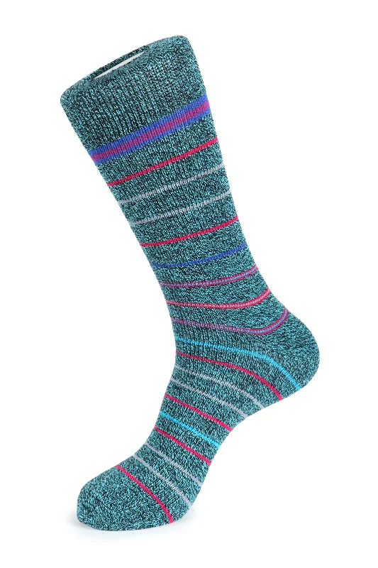 Women's compression socks for improved circulationCandy Stripe Boot Socks