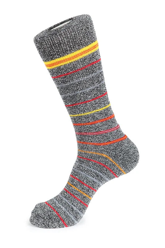 Women's thigh - high socks in a fishnet patternCandy Stripe Boot Socks