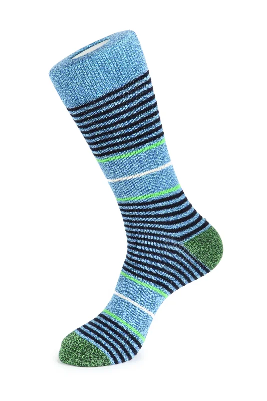 Women's cashmere - blend socks for extra softnessWedding Stripe Boot Socks