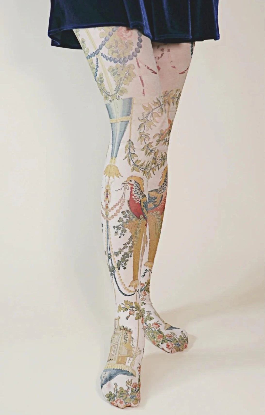 women tights for a cosplay costume to complete the outfitVerdures of the Vatican Printed Art Tights