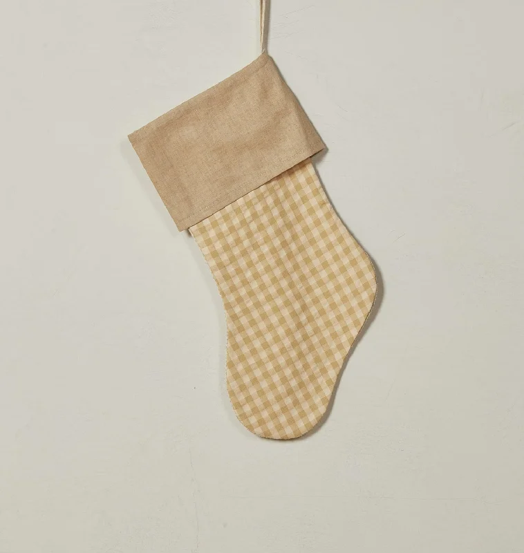 Leather - look stockings for an edgy styleVintage Stocking Left Facing O.XXV.V
