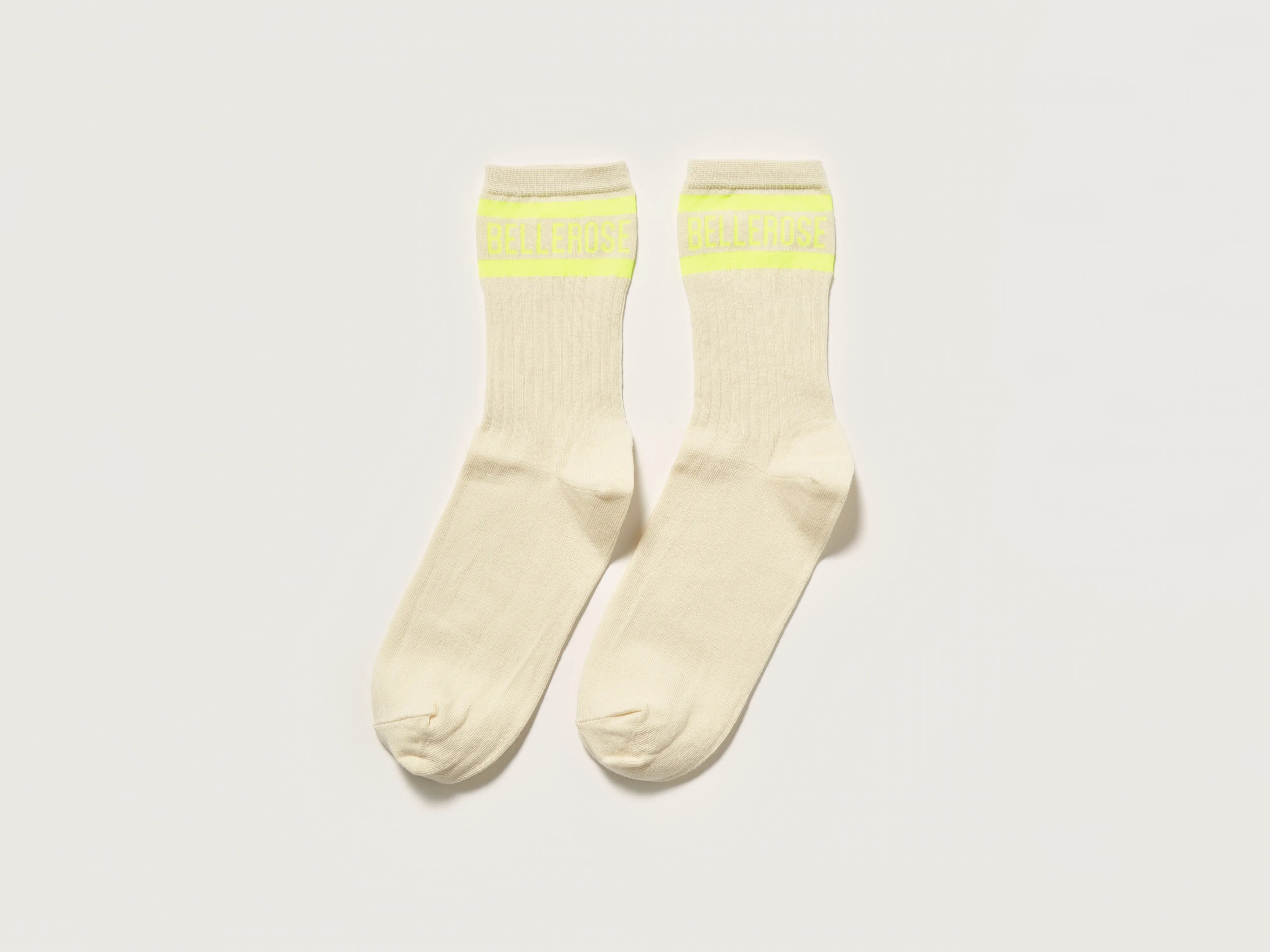 Women's knee - high socks with lace trimVree socks (242 / W / IVORY)