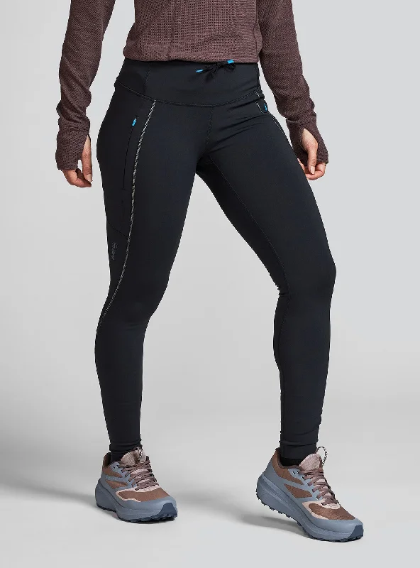 metallic - finish women tights for a glamorous lookW's Aurora Fleece Tight