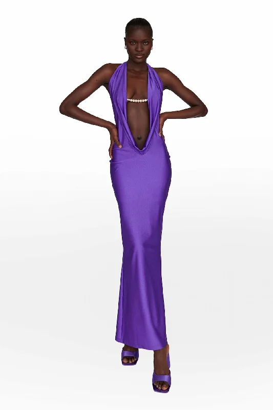 Kiyah Dress - Purple