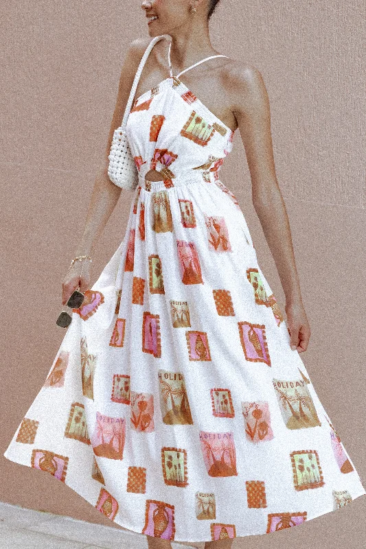 Maxi dresses with a paisley print for a classic and elegant styleMadi Maxi Dress - White Multi Maxi dresses with a paisley print for a classic and elegant styleMadi Maxi Dress - White Multi