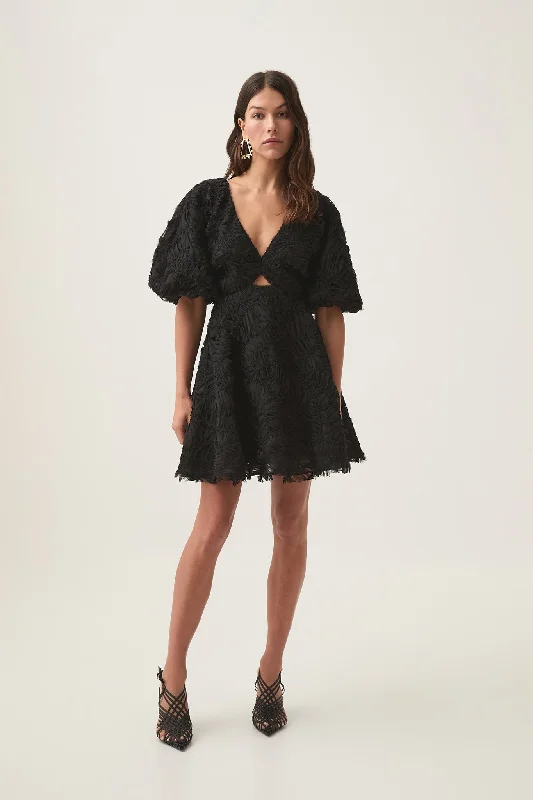 Mini dresses with side slits for a sexy appealFlorential Mini Swing Dress