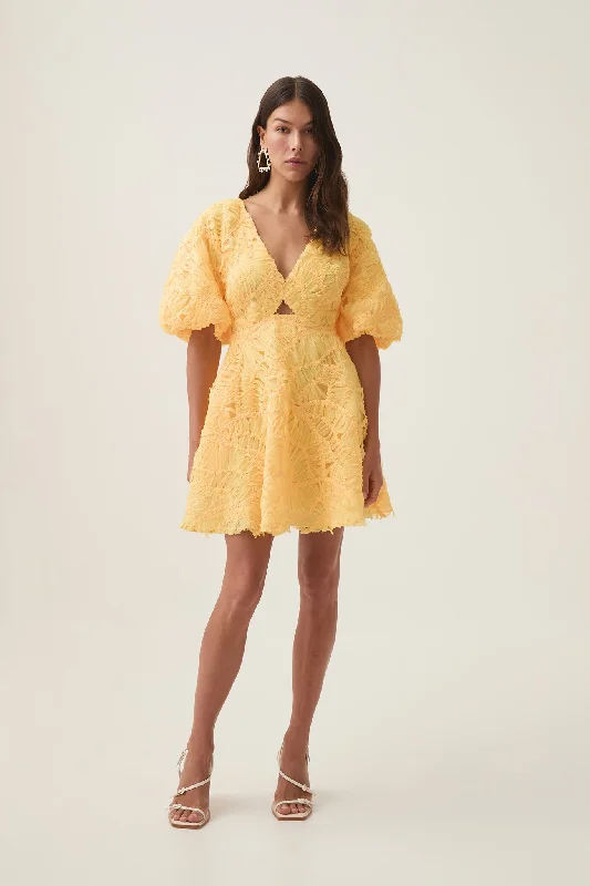Mini dresses with fringe for a bohemian styleFlorential Mini Swing Dress