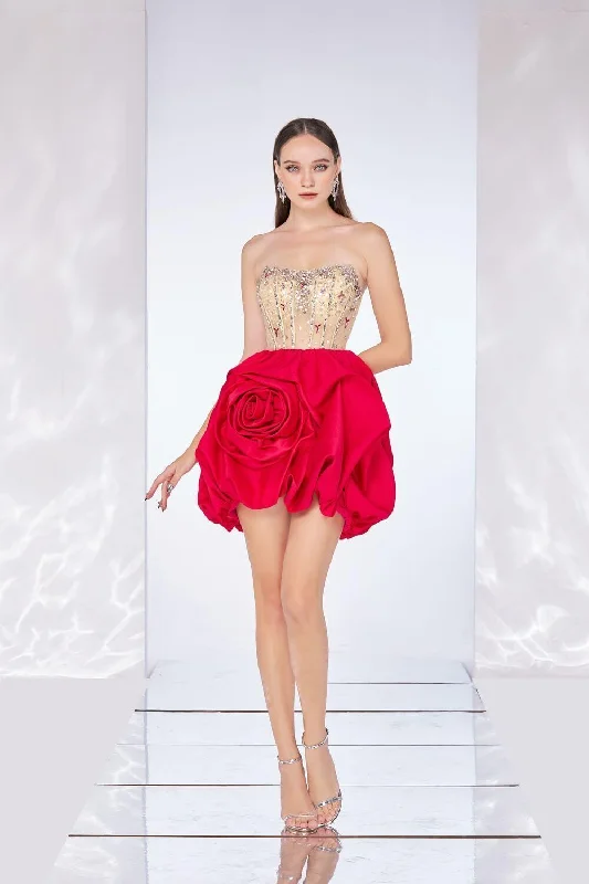 Printed mini dresses for a casual day outFusia Rose Dress