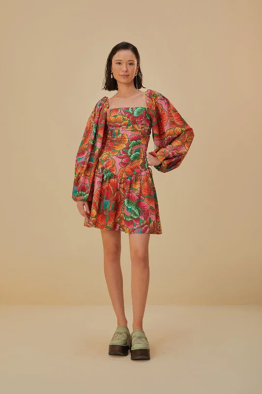 Printed mini dresses for a casual day outPink Spring Lenzing™ Ecovero™ Euroflax™ Mini Dress Printed mini dresses for a casual day outPink Spring Lenzing™ Ecovero™ Euroflax™ Mini Dress