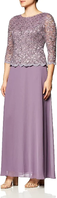 Asymmetric - hem wedding guest dresses in metallic huesAlex Evenings AE112655 Long Mother of the Bride Dress Sale Asymmetric - hem wedding guest dresses in metallic huesAlex Evenings AE112655 Long Mother of the Bride Dress Sale