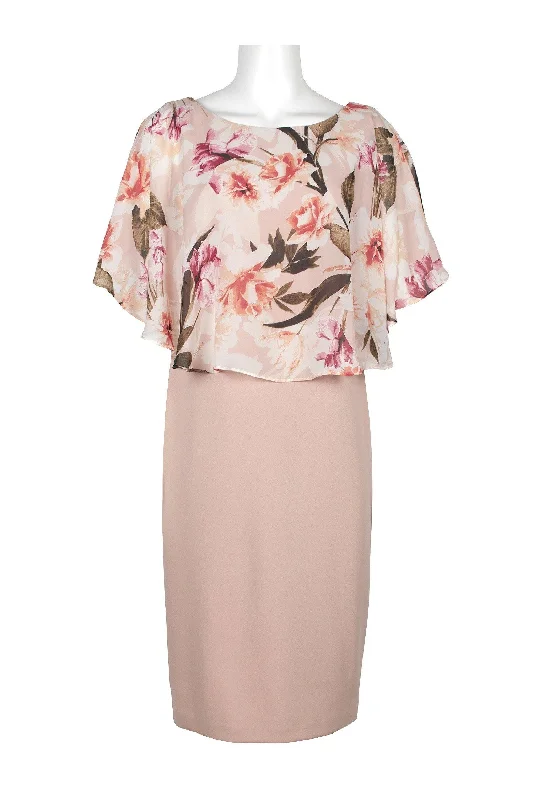 Cocktail dresses with off - the - shoulder designs and beaded accentsConnected Apparel Short Floral Print Chiffon Dress Cocktail dresses with off - the - shoulder designs and beaded accentsConnected Apparel Short Floral Print Chiffon Dress