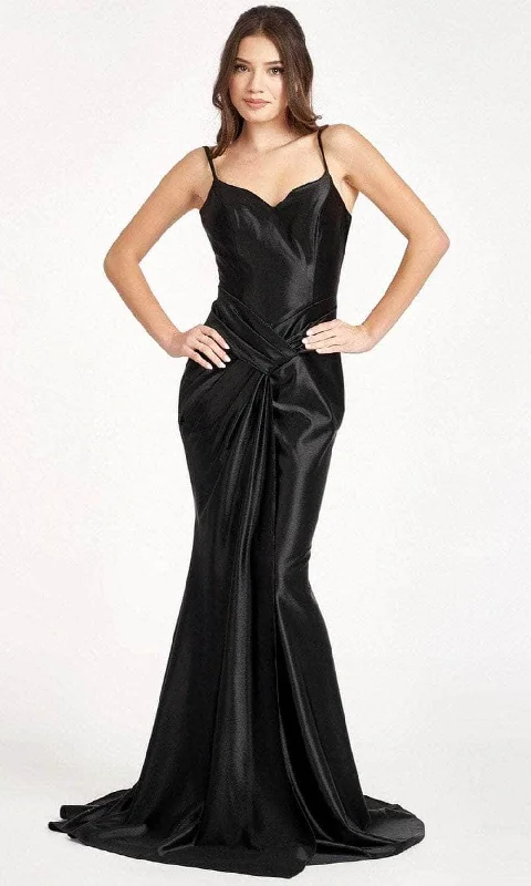 Geometric - printed wedding guest dresses for a modern weddingElizabeth K GL3044 -V-Neck Sleeveless Prom Dress Geometric - printed wedding guest dresses for a modern weddingElizabeth K GL3044 -V-Neck Sleeveless Prom Dress