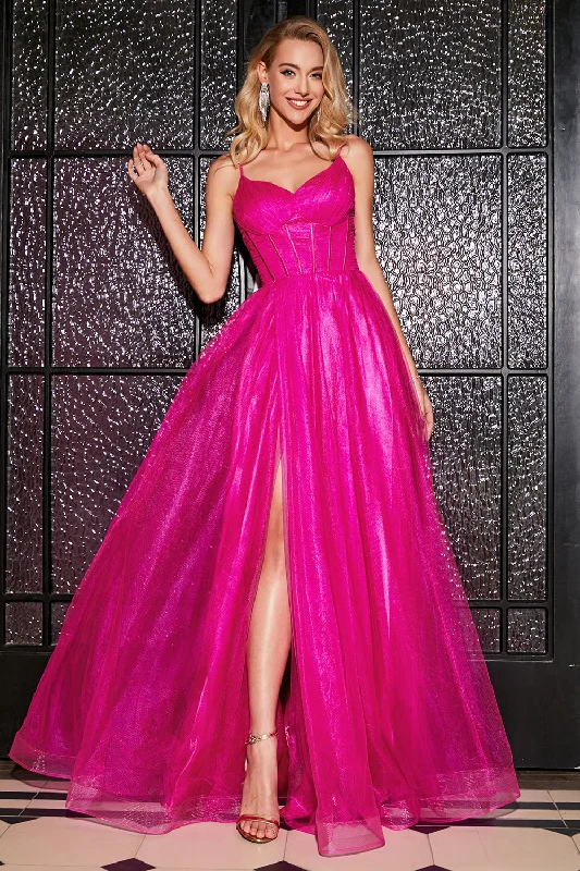 Cocktail dresses with a floral print and a peplum waistHot Pink A-Line Spaghetti Straps Long Corset Prom Dress with Slit Cocktail dresses with a floral print and a peplum waistHot Pink A-Line Spaghetti Straps Long Corset Prom Dress with Slit