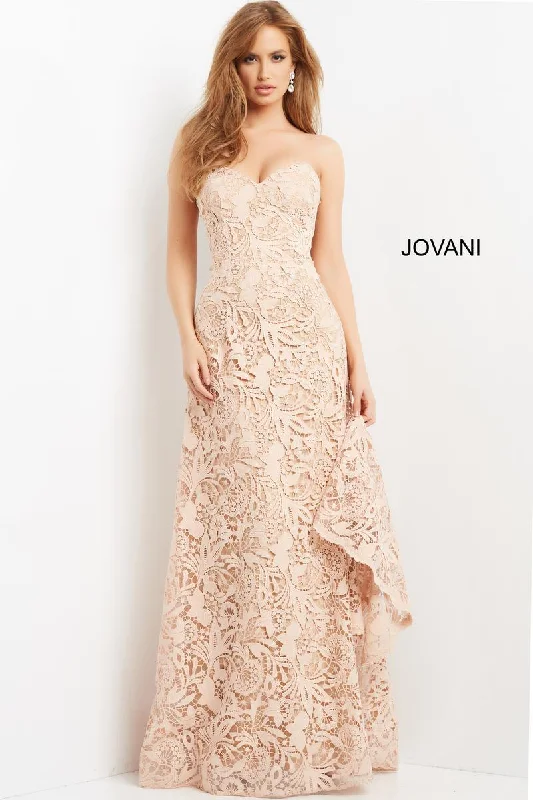 Mini wedding guest dresses with glittery accents for a trendy lookJovani 07431 Long Evening Dress Mini wedding guest dresses with glittery accents for a trendy lookJovani 07431 Long Evening Dress