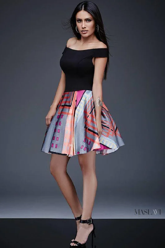 Little black cocktail dresses with lace detailingJovani M520 Off Shoulder Short Dress Little black cocktail dresses with lace detailingJovani M520 Off Shoulder Short Dress