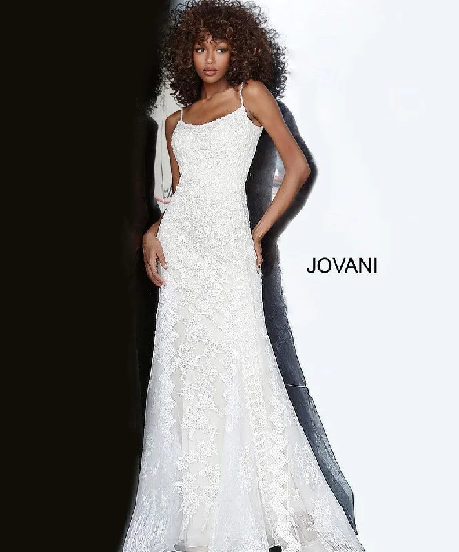 Ribbed - texture wedding guest dresses in neutral colorsJovani 00862 Spaghetti Straps Long Prom Dress Ribbed - texture wedding guest dresses in neutral colorsJovani 00862 Spaghetti Straps Long Prom Dress