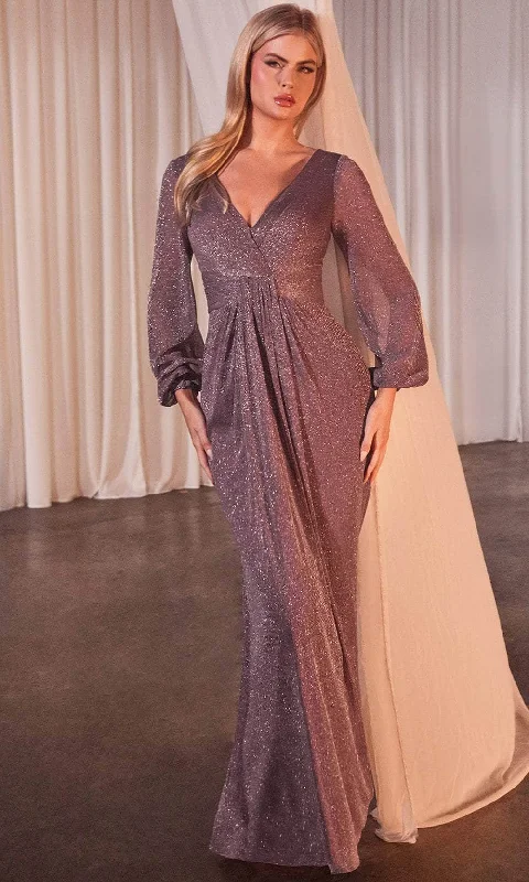 Wedding guest dresses with tassel - adorned belts and A - line skirtsLadivine CK2141 - Bishop Sleeve Metallic Prom Dress Wedding guest dresses with tassel - adorned belts and A - line skirtsLadivine CK2141 - Bishop Sleeve Metallic Prom Dress