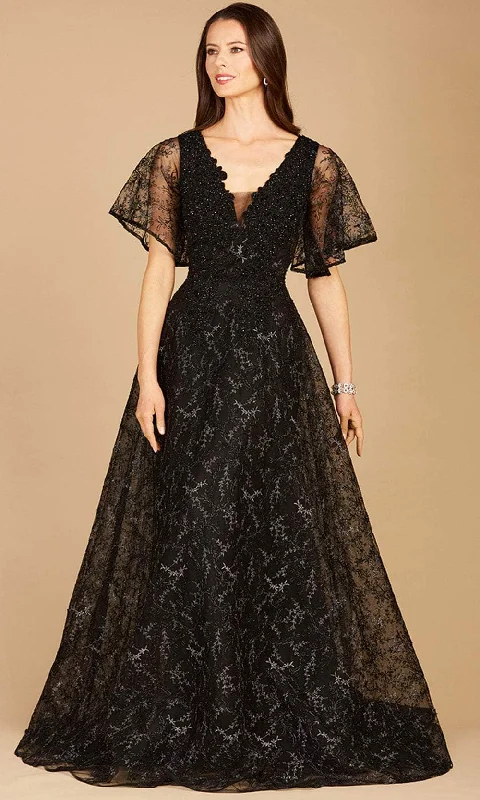 Wedding guest dresses with abstract prints and long trainsLara Dresses 29302 - Beaded Lace Ballgown Wedding guest dresses with abstract prints and long trainsLara Dresses 29302 - Beaded Lace Ballgown