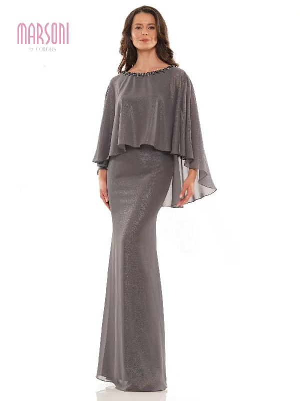 Embroidered wedding guest dresses in earthy tones for a rustic weddingMarsoni Long Mother of the Bride Cape Dress 1188 Embroidered wedding guest dresses in earthy tones for a rustic weddingMarsoni Long Mother of the Bride Cape Dress 1188