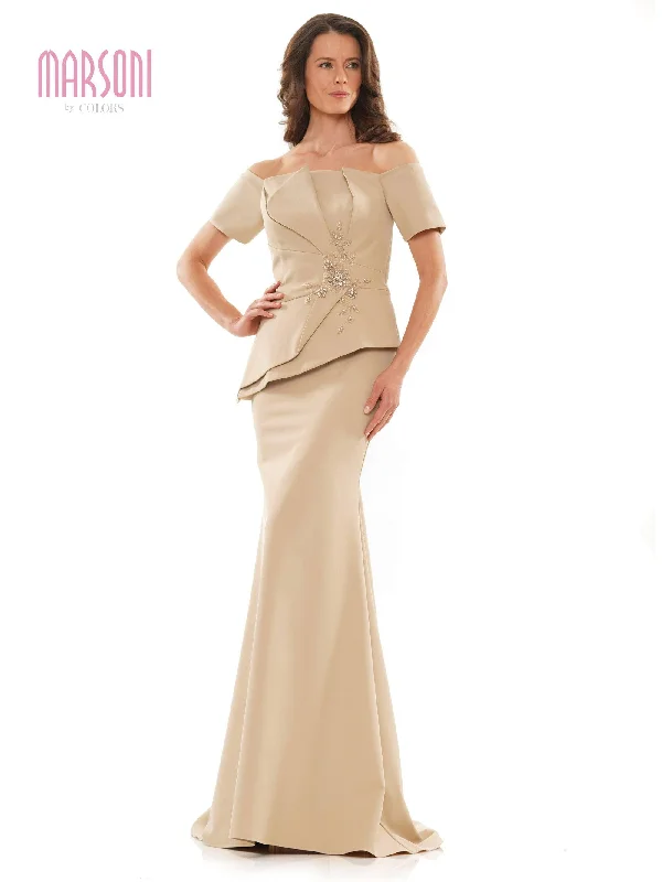 Wedding guest dresses with pom - pom trims for a playful lookMarsoni Long Off Shoulder Fitted Formal Gown 1163 Wedding guest dresses with pom - pom trims for a playful lookMarsoni Long Off Shoulder Fitted Formal Gown 1163