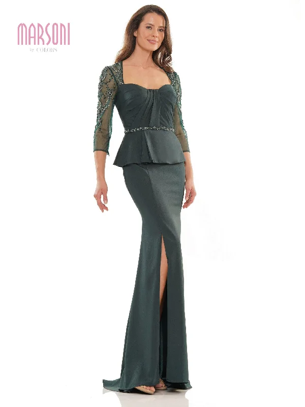 Long - sleeved wedding guest dresses in velvet for a winter weddingMarsoni Long Sleeve Mother of the Bride Gown 1192 Long - sleeved wedding guest dresses in velvet for a winter weddingMarsoni Long Sleeve Mother of the Bride Gown 1192