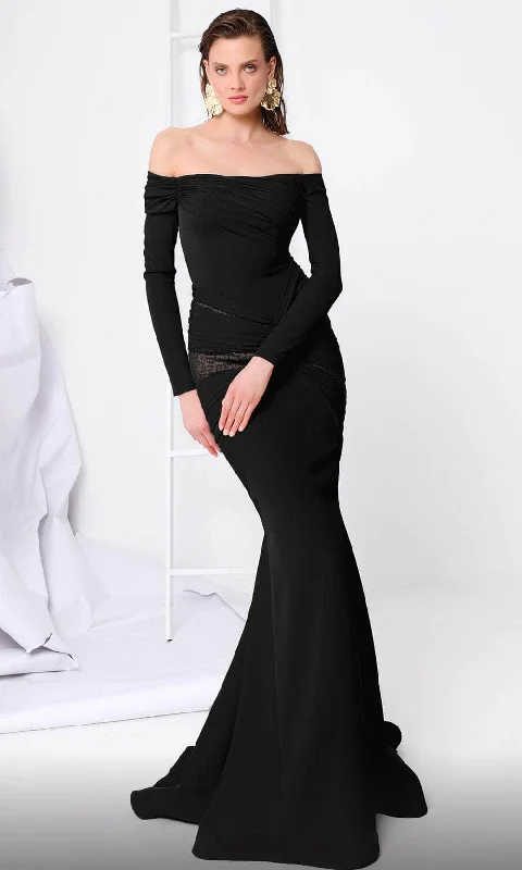 A - line cocktail wedding guest dresses in pastel colorsMNM Couture F02848 - Long Sleeve Weaved Evening Gown A - line cocktail wedding guest dresses in pastel colorsMNM Couture F02848 - Long Sleeve Weaved Evening Gown
