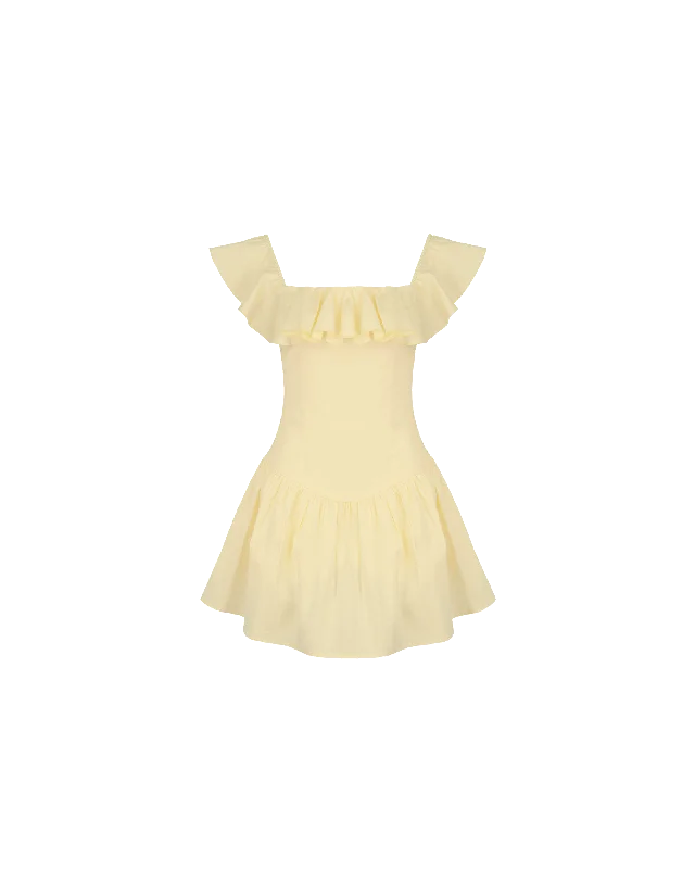 MONACO MINI DRESS BUTTER