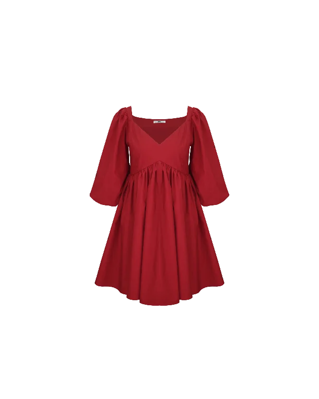 NONI MINI DRESS GARNET