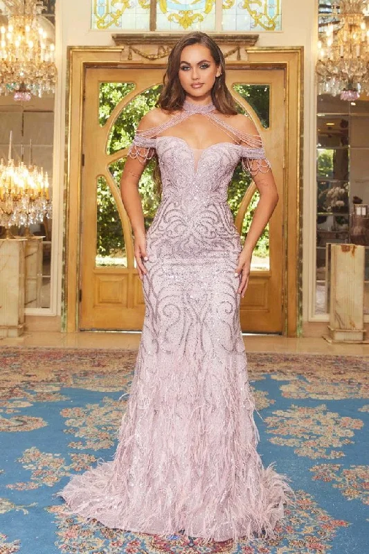 Wedding guest dresses with cold - shoulder designs and solid colorsPortia And Scarlett 22916 Prom Long Formal Gown Wedding guest dresses with cold - shoulder designs and solid colorsPortia And Scarlett 22916 Prom Long Formal Gown