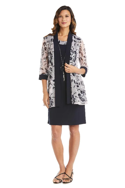 Long - cocktail dresses with a slit and a fitted bodiceR&M Richards 7843 Short Piece Printed Jacket Dress Long - cocktail dresses with a slit and a fitted bodiceR&M Richards 7843 Short Piece Printed Jacket Dress