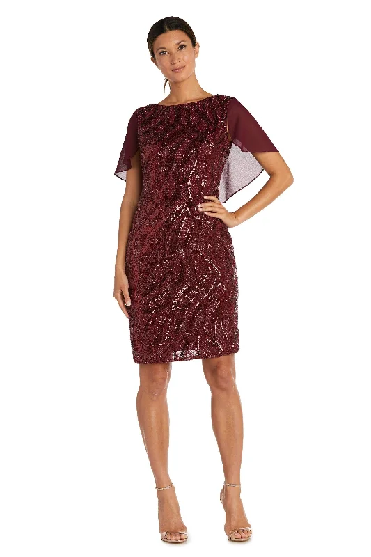 Cocktail dresses with cold - shoulder designs in a lightweight fabricR&M Richards 7531P Short Cocktail Petite Dress Cocktail dresses with cold - shoulder designs in a lightweight fabricR&M Richards 7531P Short Cocktail Petite Dress