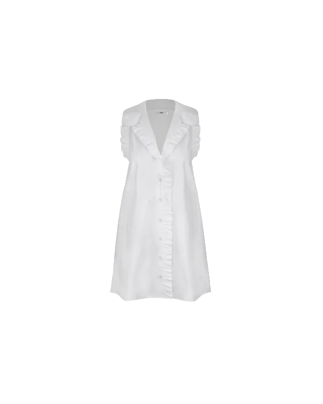 SANDLER MINI DRESS WHITE