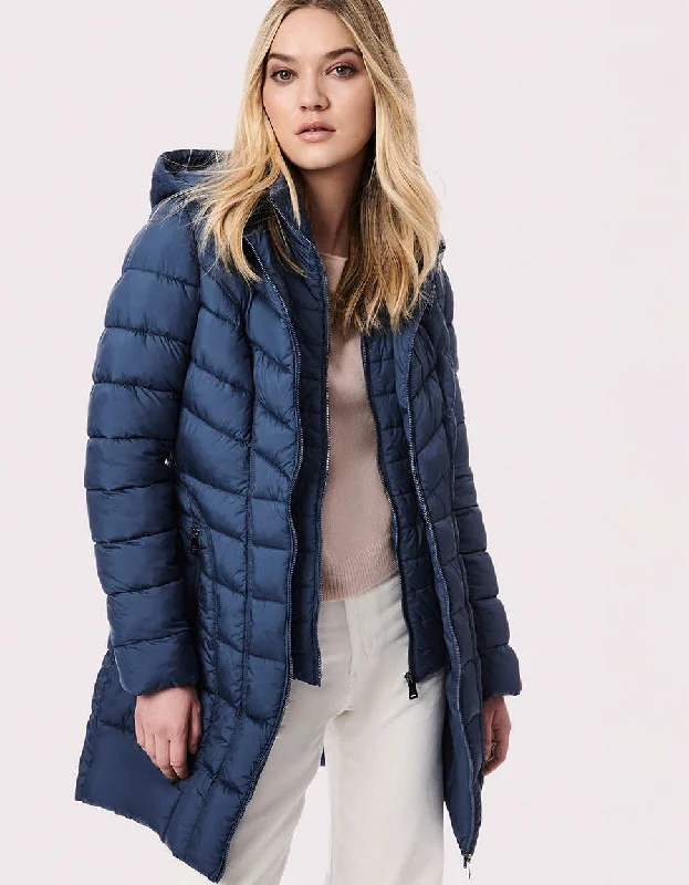 Mid - length women's down coats in a slim fit for a modern and sleek appearance3 In 1 Puffer Coat Mid - length women's down coats in a slim fit for a modern and sleek appearance3 In 1 Puffer Coat
