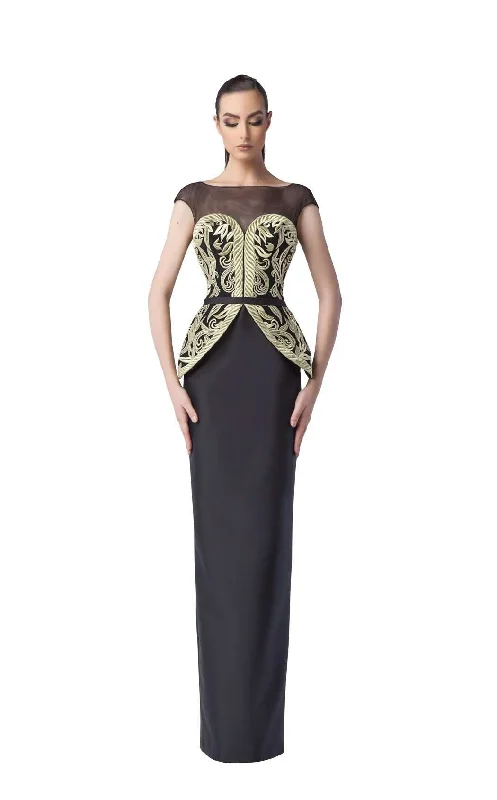 Formal dresses with one - shoulder ruffled straps and sequined bodices for a trendy and eye - catching lookEdward Arsouni Couture 0242 Dress Formal dresses with one - shoulder ruffled straps and sequined bodices for a trendy and eye - catching lookEdward Arsouni Couture 0242 Dress
