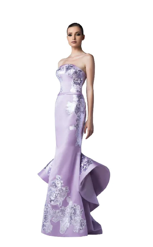 Formal dresses with ruffled skirts and bow accents for a charming prom appearanceEdward Arsouni Couture 0256 Dress Formal dresses with ruffled skirts and bow accents for a charming prom appearanceEdward Arsouni Couture 0256 Dress