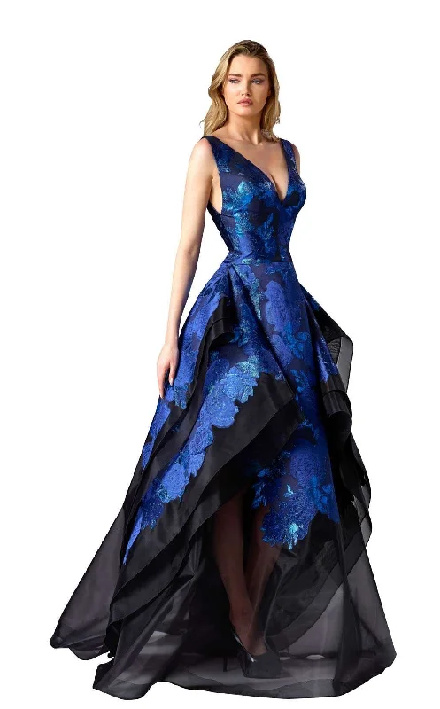 Mermaid - cut formal dresses in satin for a glamorous prom nightEdward Arsouni Couture 0290 Dress