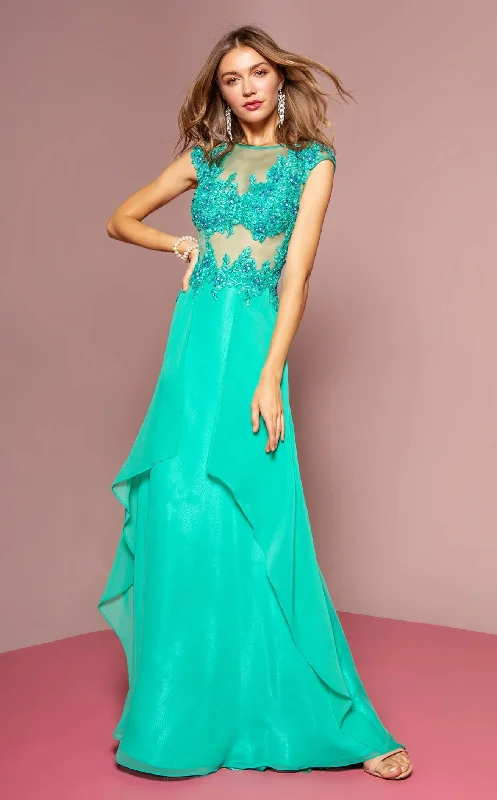 Mermaid - cut formal dresses in satin for a glamorous prom nightElizabeth K GL2108 Dress Mermaid - cut formal dresses in satin for a glamorous prom nightElizabeth K GL2108 Dress