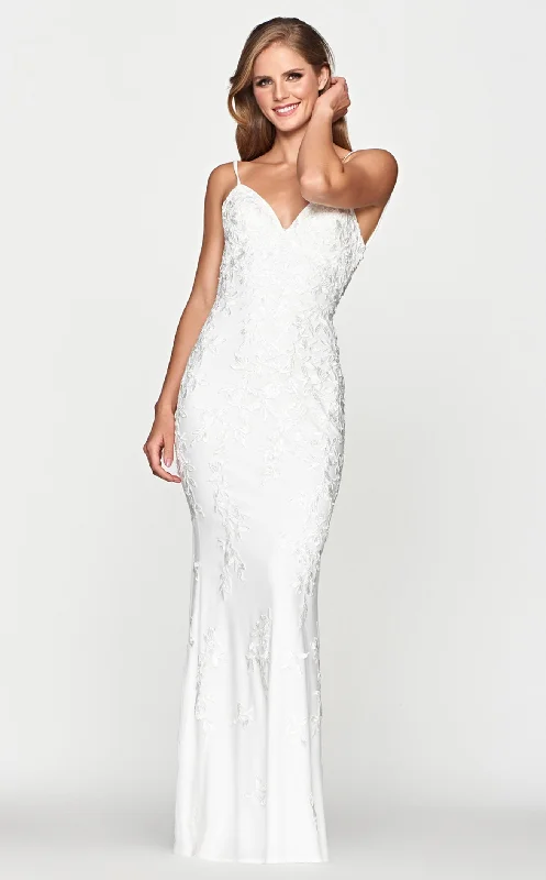 Formal dresses with high - low hems and floral embroidery for a unique prom styleFaviana S10508 Dress Formal dresses with high - low hems and floral embroidery for a unique prom styleFaviana S10508 Dress