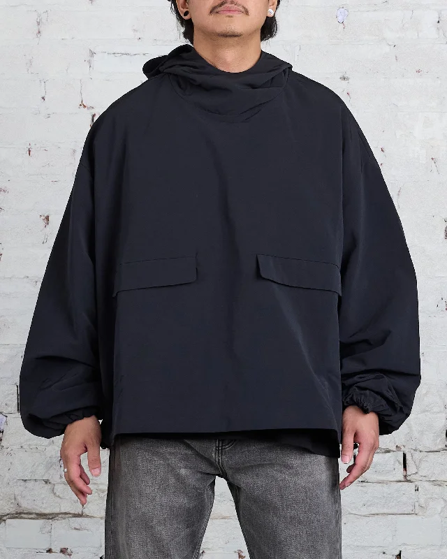 Hooded women's puffer coats in neon colors for high - visibility sportsFear of God Essentials Military Hooded Anorak Black Hooded women's puffer coats in neon colors for high - visibility sportsFear of God Essentials Military Hooded Anorak Black