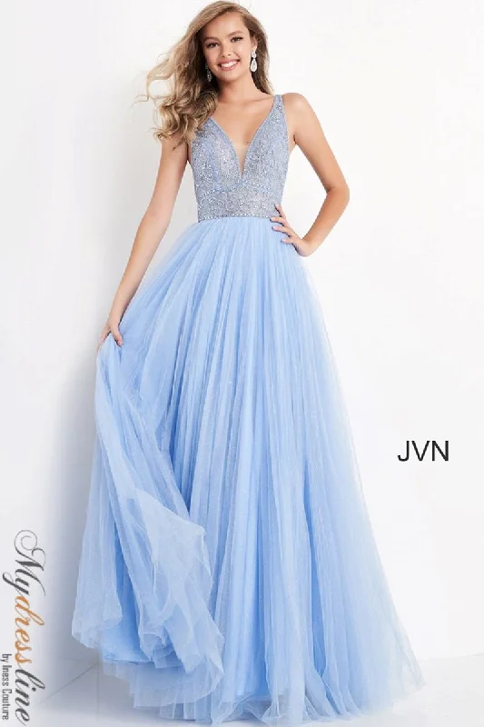 Mermaid - cut formal dresses in satin for a glamorous prom nightJovani JVN05818