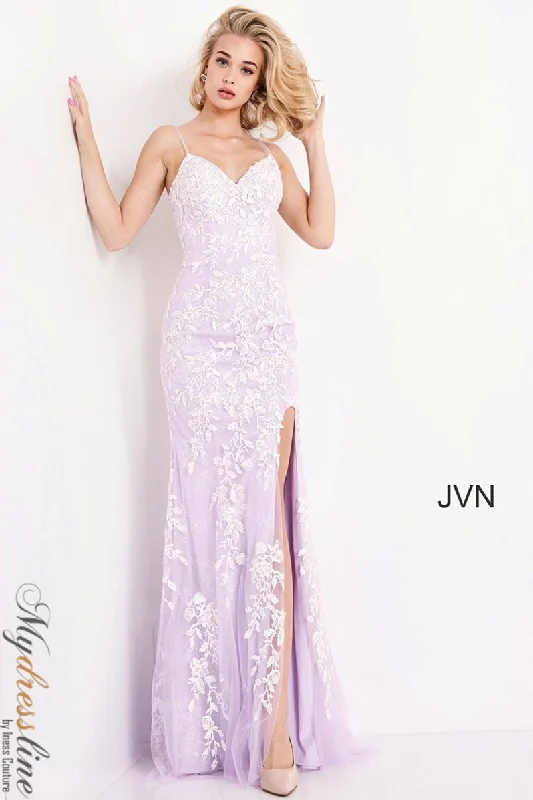 Formal dresses with off - the - shoulder sleeves and rhinestone accents for a sophisticated promJovani JVN06660 Formal dresses with off - the - shoulder sleeves and rhinestone accents for a sophisticated promJovani JVN06660