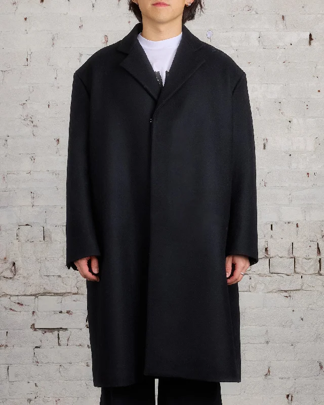Women's pea coats with brass buttons for a nautical - inspired styleMarni Wool Felt Single Breasted Coat Black Women's pea coats with brass buttons for a nautical - inspired styleMarni Wool Felt Single Breasted Coat Black