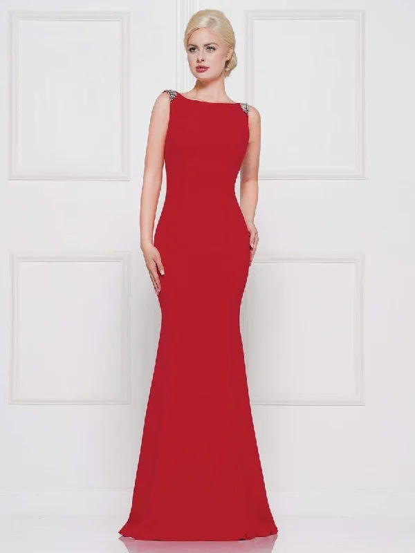 Prom dresses with side - slit pockets and solid - color fabrics for a practical and stylish formal lookMarsoni by Colors - M140 Jeweled Bateau Trumpet Dress Prom dresses with side - slit pockets and solid - color fabrics for a practical and stylish formal lookMarsoni by Colors - M140 Jeweled Bateau Trumpet Dress