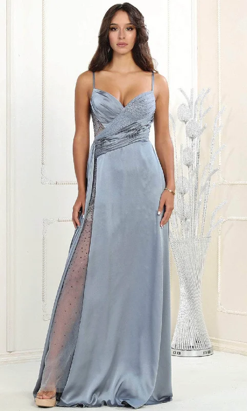 May Queen RQ7965 - Embellished Sweetheart Long Dress